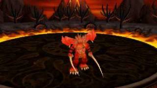 my extreme fire dragon spore(also the devil)