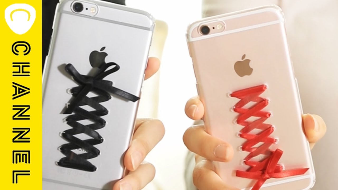 Diy レースアップiphoneケース Lace Up Iphone Case Youtube