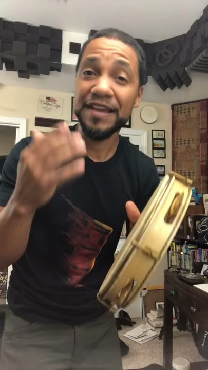How to play finger rolls on a tambourine