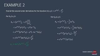 PARTIAL DERIVATIVES: SOLVING WITH SUBSCRIPT NOTATION