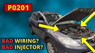 The OTHER Type of Misfire - P0201 Diagnosis -  (2008 Mazda CX9)
