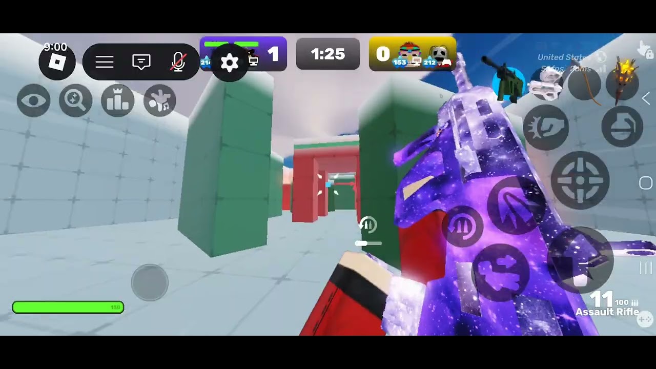 Playing rivals red light green light and normal - YouTube