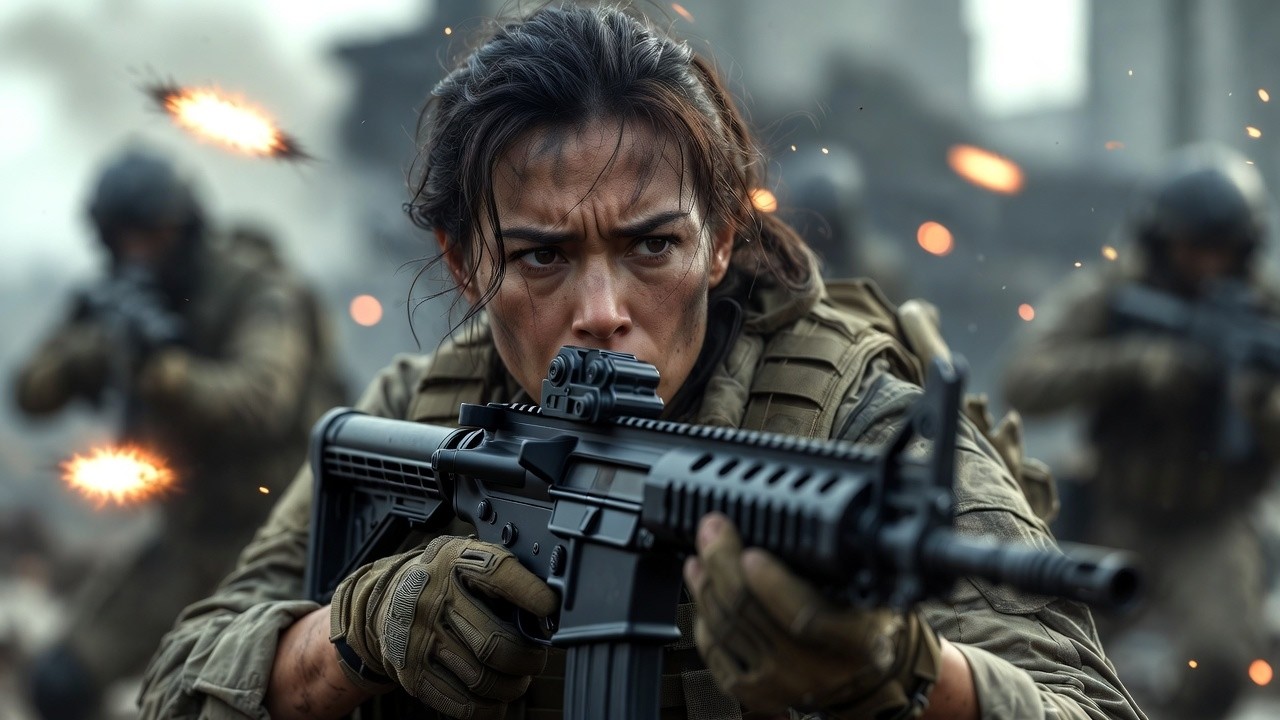 „Frauen können keine SEAL-Waffen bedienen“, sagten sie – dann brachte sie alle zum Schweigen.