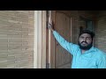 Wooden door and wall paling with diyar price دیار سے تیار دروازہ اور دیوار پیلنگ اور اس کا خرچ