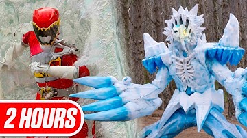 Red Ranger Trapped in ICE!?🧊Power Rangers Dino Super Charge | Full Episodes 1 to 5 | Mini Movie