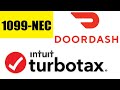 How do I enter my income & expenses from DoorDash 1099-NEC in TurboTax and deduction for Tax Return
