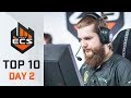 Top 10 Best Plays - ECS S8 FINALS Day 2 - Feat. Brollan, twist, kNgV!