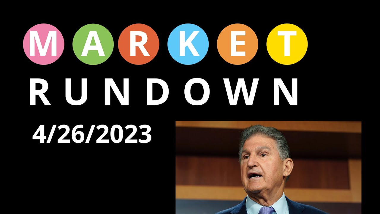 Joe Manchin to Tax Rich Market Rundown YouTube