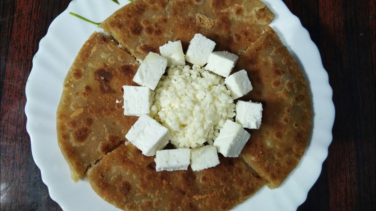 Paneer Cheese Paratha RecipeStuffed Cheese Aloo Paratha Breakfast
