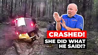 He told his Girlfriend how to crash his 4x4! Well let's unpack that.