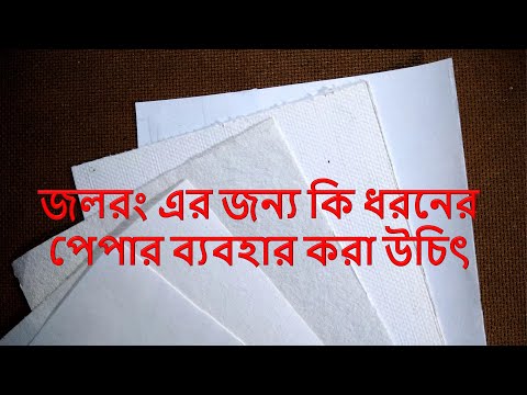 ভিডিও: জল রং কাগজ একটি প্রিন্টার মাধ্যমে যেতে পারে?