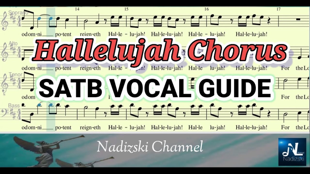 HALLELUJAH CHORUS_SATB (VOCAL GUIDE) Handel_Messiah YouTube