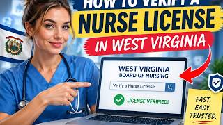 How to verify a nurse license in West Virginia