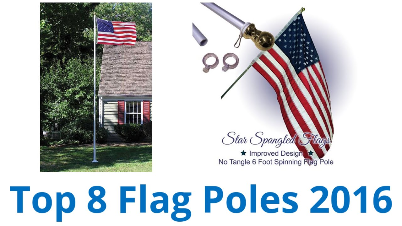 Allied Flag Spinning Flag Pole and Bracket Set 