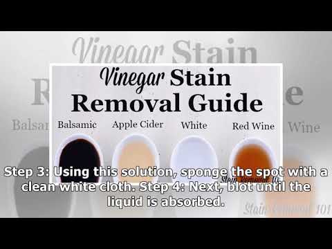 Vinegar Stain Removal Guide For Apple Cider, Balsamic & Red Wine Vinegar