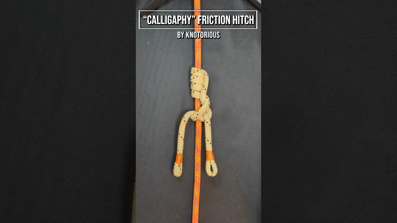 CALLIGRAPHY Friction Hitch! My Favorite Hitch Ever! 
