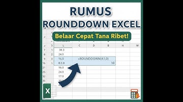 RUMUS ROUNDDOWN EXCEL: Belajar Cepat Tanpa Ribet! (Langsung Paham)