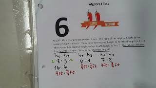 Spring 2026 Algebra I Final Review 5/14 8th Grade Edition