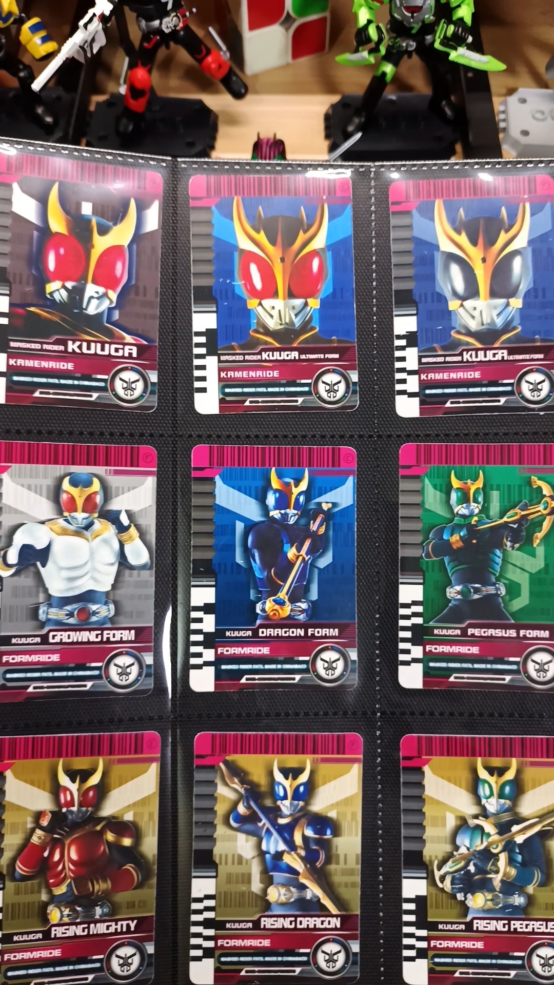 Kamen Rider Kuuga All Form Ride Card Decade Kamenride Henshin