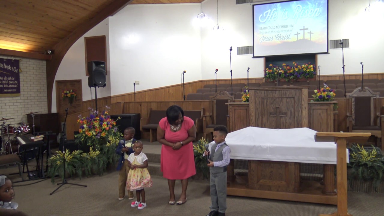 2018 Easter Program Welcome, Nursery & Pre-School Class - YouTube