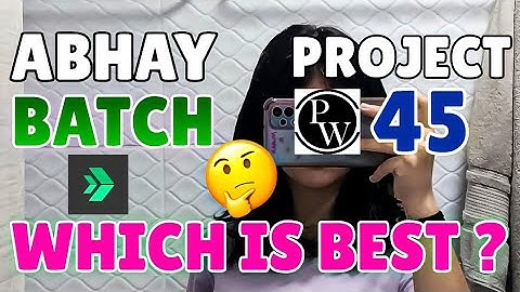 Abhay batch vs Project 45 🤯 | Which is best🤔 ? | For class 10th & for class 9th | Alfi amazing world