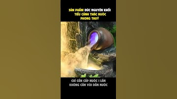 TIỂU CẢNH THÁC NƯỚC PHONG THUỶ TRONG NHÀ NGOÀI TRỜI