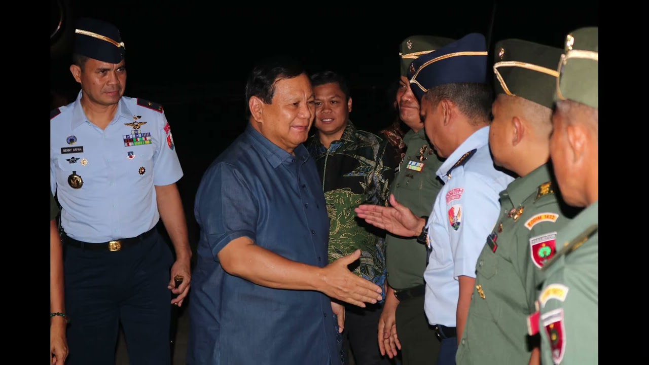 PENGAMANAN DAN PENGAWALAN KEDATANGAN MENTERI PERTAHANAN RI DI LANUD SULTAN HASANUDDIN