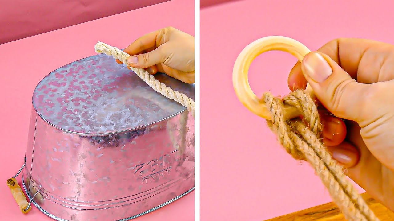 5 Gorgeous DIY IDEAS USING ROPE 🤩 Chic Decorations For Any Room & Unique DIY Furniture!