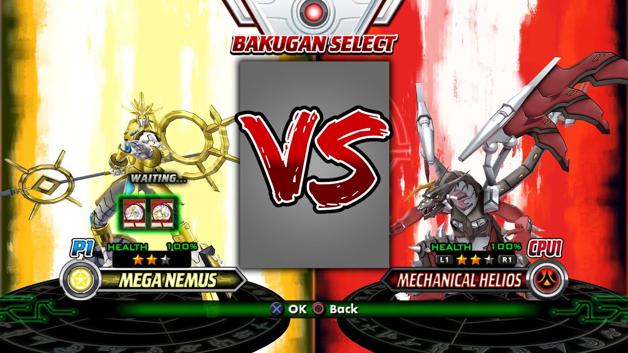 Mega Nemus vs Mechanical Helios - Bakugan: Defenders of the Core