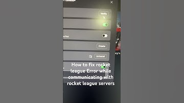 How to fix rocket league Error while communicating with rocket league servers
