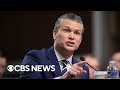 Hegseth caught in heated exchanges during Senate testimony