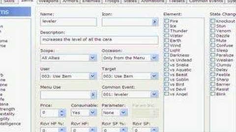 rpg maker xp item making tutorial