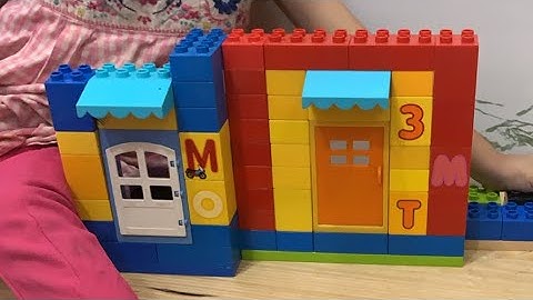 Satisfying DIY lego building blocks lego tower,flat asmr live