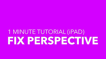 Perspective correction using Affinity Photo for iPad  | 1 minute | Tips and Tricks
