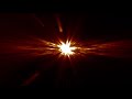 ray light planet explosion fire red free video footage
