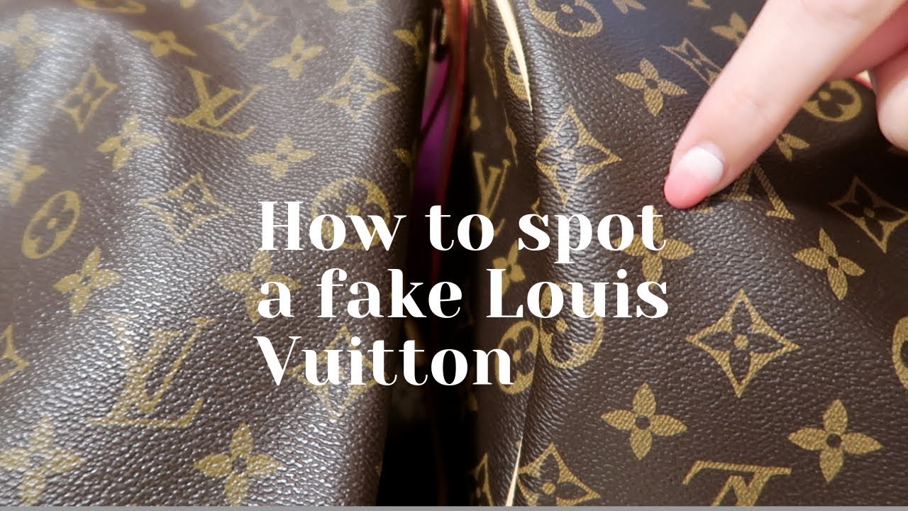 Can you tell the difference between a real Louis Vuitton (LV) bag