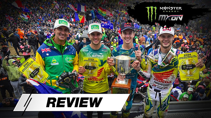 Monster Energy FIM Motocross of Nations Review |  2024 #MXGP #Motocross
