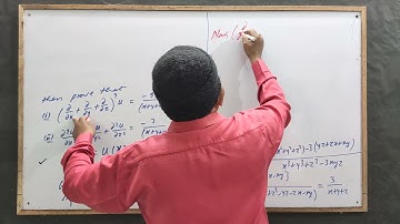 Partial Differentiation 2[Examples on Partial Derivatives -1] by Yogendra Bahadur Singh Chauhan