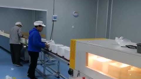 Automatic foam box side sealing shrink wrapping packing machine