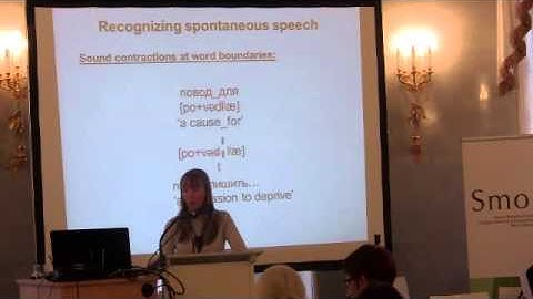 E. Reikhkainen. The Functional Model of Spoken Word Recognition: Evidence from Russian
