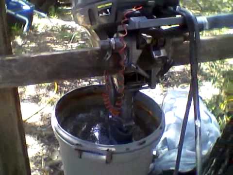 1995 yamaha 9.9 4 stroke - YouTube