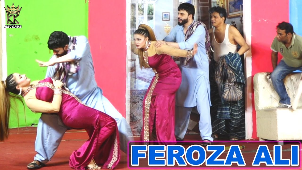 Feroza Ali New Stage Drama Comedy Clip, Saqi Khan, Azeem Vicky, Sarfraz Vicky, New Stage Drama 2024
