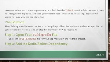 Resolving the Intent Recognition Issue in Android Kotlin Development