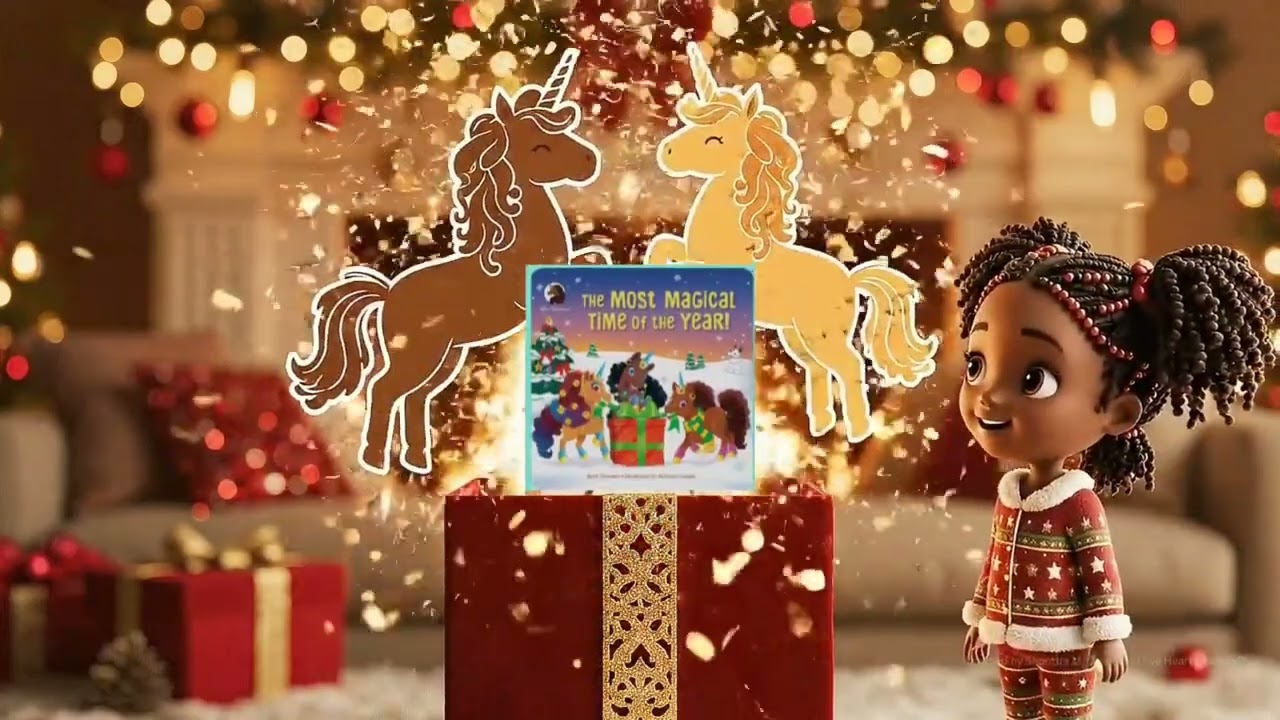 Black Friday Deal! Afro Unicorn Holiday Book Reveal ✨🦄📄 