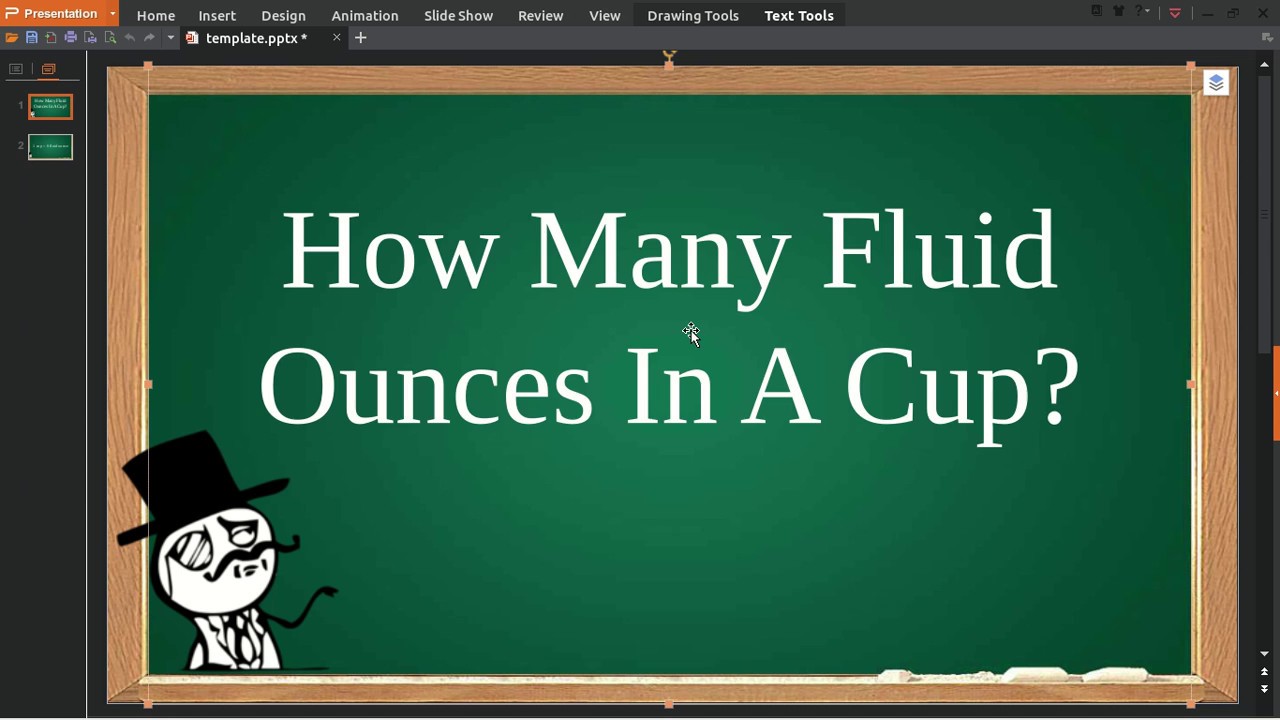 How Many Fluid Ounces In A Cup