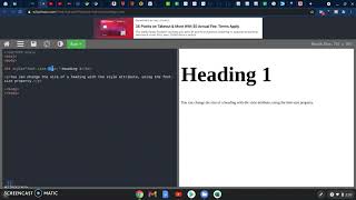 Learn HTML Headings 1