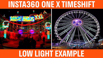 Insta360 ONE X Low Light Timeshift Sample Footage
