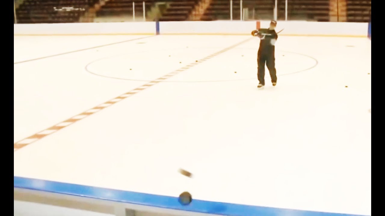 アイスホッケー 正確無比なスーパースキルがヤバい 神業 Hockey Trick Shots Youtube