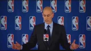 News Conference: NBA Commissioner Adam Silver Suspends, Fines Clippers Owner Donald Sterling ...