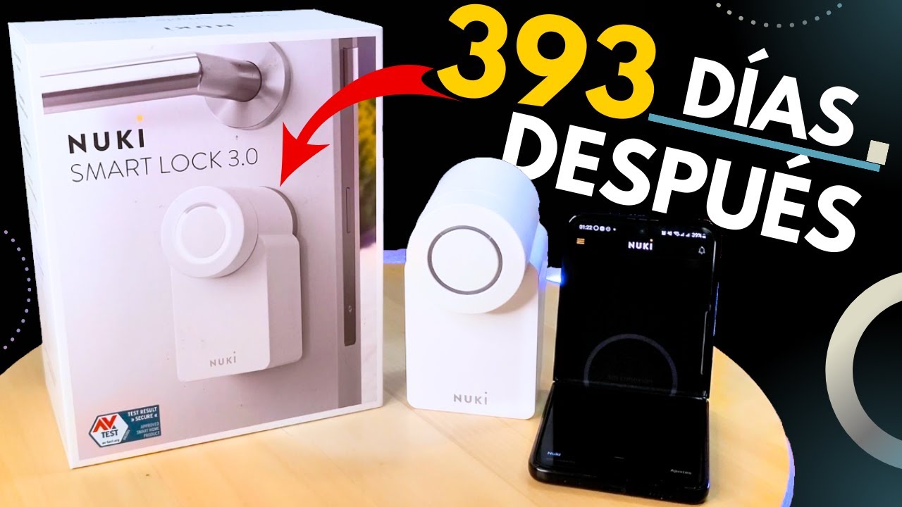 Nuki Smart Lock 3 Pro Cerradura Inteligente Bluetooth Negra